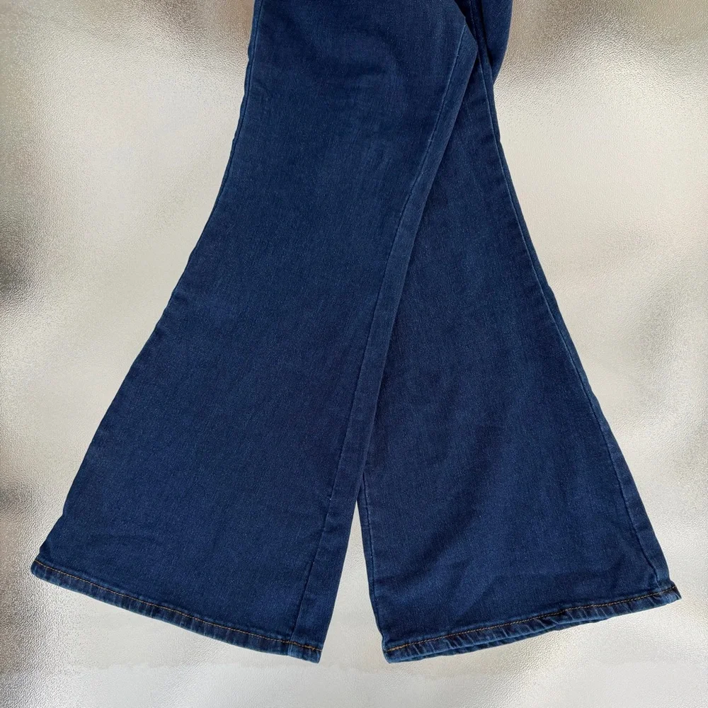 Stag Flare Fit Push Up Super Soft High Rise Stretch Jeans ~ Juniors Tall 30/15 - Picture 3 of 8